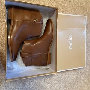 Michael Kors camel booties
